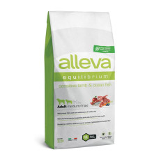Alleva Equilibrium - Корм для собак средних и крупных пород с ягненком и океанической рыбой Сенситив