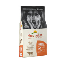 Almo Nature - Корм для собак крупных пород с говядиной (large adult beef and rice holistic)