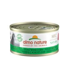 Almo Nature - Консервы для кошек с тунцом и сладкой кукурузой, 70гр