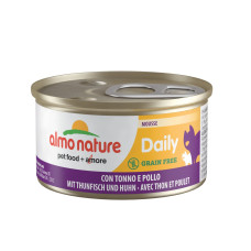 Almo Nature - Консервы нежный мусс для кошек "меню с тунцом и курицей" (daily mousse with tuna and chicken)