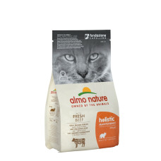 Almo Nature - Корм для кошек с говядиной и коричневым рисом (holistic adult cat adult beef and rice)