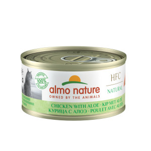 Almo Nature - Низкокалорийные консервы для Кошек "Курица с алоэ"