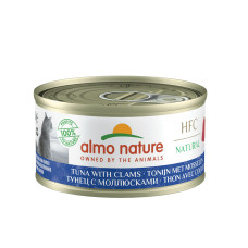 Almo Nature - Консервы для кошек с тунцом и моллюсками, 24штx70гр