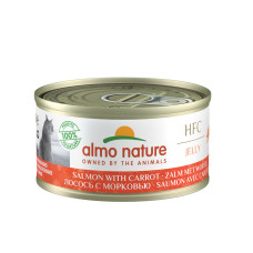 Almo Nature - Консервы для кошек с лососем и морковью, 70гр