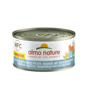 Almo Nature - Полнорационные консервы для кошек с скумбрией и бататом