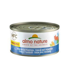 Almo Nature - Консервы для кошек с тунцом и тыквой, полнорационные, 24штx70гр