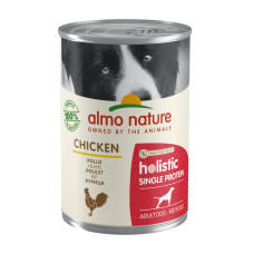 Almo Nature - Консервы с курицей для собак с чувствительным пищеварением, монобелковый рацион (holistic single protein)