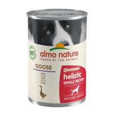Almo Nature - Консервы с гусятиной для собак с чувствительным пищеварением, монобелковый рацион (holistic single protein)