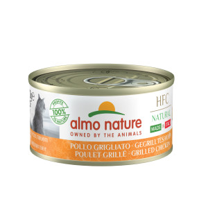 Almo Nature - Консервы для кошек итальянские рецепты "курица гриль" (hfc natural made in italy grilled chicken)