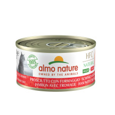 Almo Nature - Консервы для кошек итальянские рецепты "ветчина и пармезан" (hfc natural made in italy ham with parmigiano)
