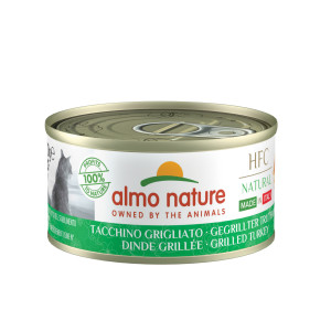 Almo Nature - Консервы для кошек итальянские рецепты "индейка гриль" (hfc natural made in italy grilled turkey)