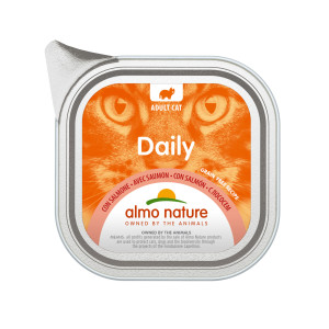 Almo Nature - Паштет для кошек "меню с лососем" (daily menu salmon)