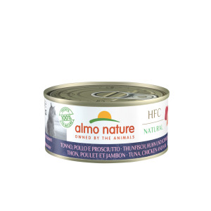 Almo Nature - Консервы для кошек с курицей, тунцом и ветчиной, 150гр