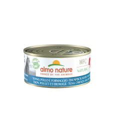 Almo Nature - Консервы для кошек с курицей, тунцом и сыром, 24штx150гр