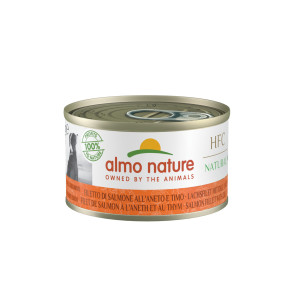 Almo Nature - Консервы для собак с филе лосося, укропом и тимьяном