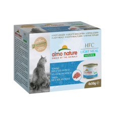 Almo Nature - Набор 4 шт. по 50 г. низкокалорийные консервы для кошек "атлантический тунец" (natural light meal - atlantic tuna (4шт х 50 гр))