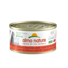 Almo Nature - Полнорационные консервы для кошек итальянские рецепты: "лосось и тунец с морковью" (hfc - complete - made in italy - salmon and tuna and carrot)