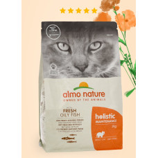 Almo Nature - Корм для кошек со свежей морской рыбой и коричневым рисом