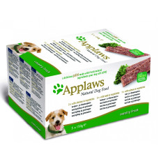Applaws - Набор для Собак "Курица, Ягненок, Лосось": 5шт.*150г ( Dog Pate MP  Country Selection -Chicken, Lamb, Salmon)