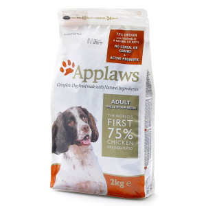 Applaws - Беззерновой для Собак малых и средних пород &"Курица/Овощи: 75/25%" (Dry Dog Chicken Small & Medium Breed Adult)