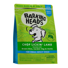 Barking Heads - Корм для собак малых пород, с ягненком и рисом, "мечты о ягненке" (chop lickin’ lamb large breed)