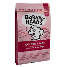Barking Heads - Корм для собак старше 7 лет, с курицей и рисом, "Золотые годы" (golden years)