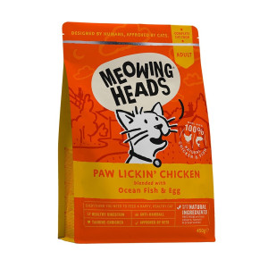 Barking Heads - Корм для кошек, с курицей и рисом, "куриное наслаждение" (paw lickin’ chicken)