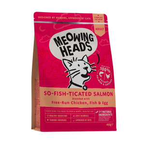 Barking Heads - Корм для кошек, с лососем, курицей и рисом, "фиш-гурман" (so-fish-ticated salmon)