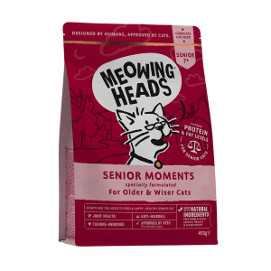 Barking Heads - Корм для кошек старше 7 лет, с лососем и яйцом, "мудрые года" (senior moments)
