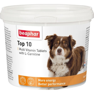 Top 10 For Dogs Пищевая добавка с L-карнитином для собак