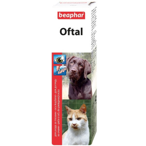 Beaphar -Oftal Средство для чистки глаз и удаления слезных пятен.