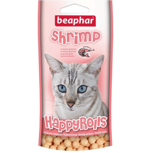 Beaphar -лакомство happy rolls shrimp с креветками для кошек