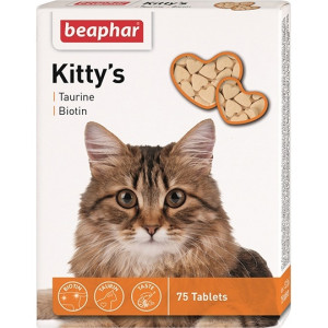 Кормовая добавка Kitty's + Taurine + Biotine с биотином и таурином для кошек