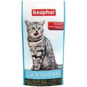 Beaphar -Cat-A-Dent Bits Подушечки для чистки зубов кошек