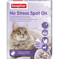 Beaphar - Успокаивающие капли для кошек, 3 пипетки (No Stress Spot On) 