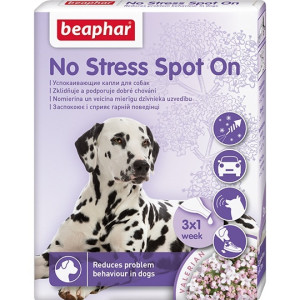 Beaphar - Успокаивающие капли для собак, 3 пипетки (No Stress Spot On)