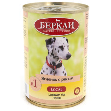 Berkley - Консервы для собак с ягненком и рисом