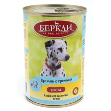 Berkley - Консервы для собак с кроликом и гречкой