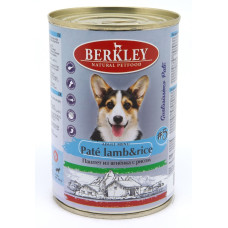 Berkley - Паштет для собак из ягненка с рисом