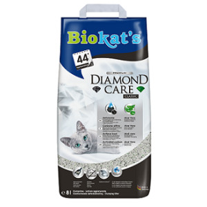 BIOKAT'S FRESH - Комкующийся наполнитель с активированным углем 8л (Diamond Care)