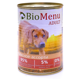 BioMenu - Консервы для собак "Мясное ассорти"
