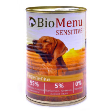 BioMenu - Консервы для собак с перепелкой (гипоаллергенные)