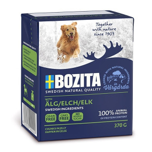 Bozita - Naturals кусочки в желе для собак с мясом лося