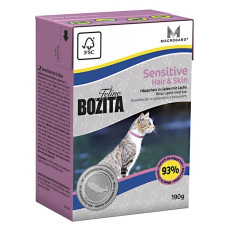 Bozita - Кусочки в желе для кожи и шерсти кошек с лососем