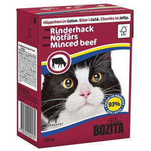 Bozita - Кусочки в желе для кошек c рубленой говядиной