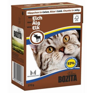 Bozita - Кусочки в желе для кошек c лосем