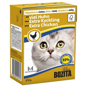 Bozita - Кусочки в желе для кошек с рубленной курицей