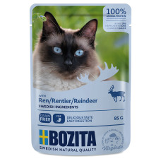 Bozita - Кусочки в соусе с оленем для кошек