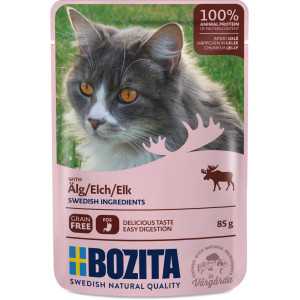 Bozita - Кусочки в желе с лосем для кошек