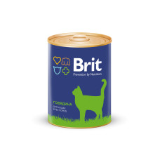 Brit - Консервы для кошек beefsс говядиной